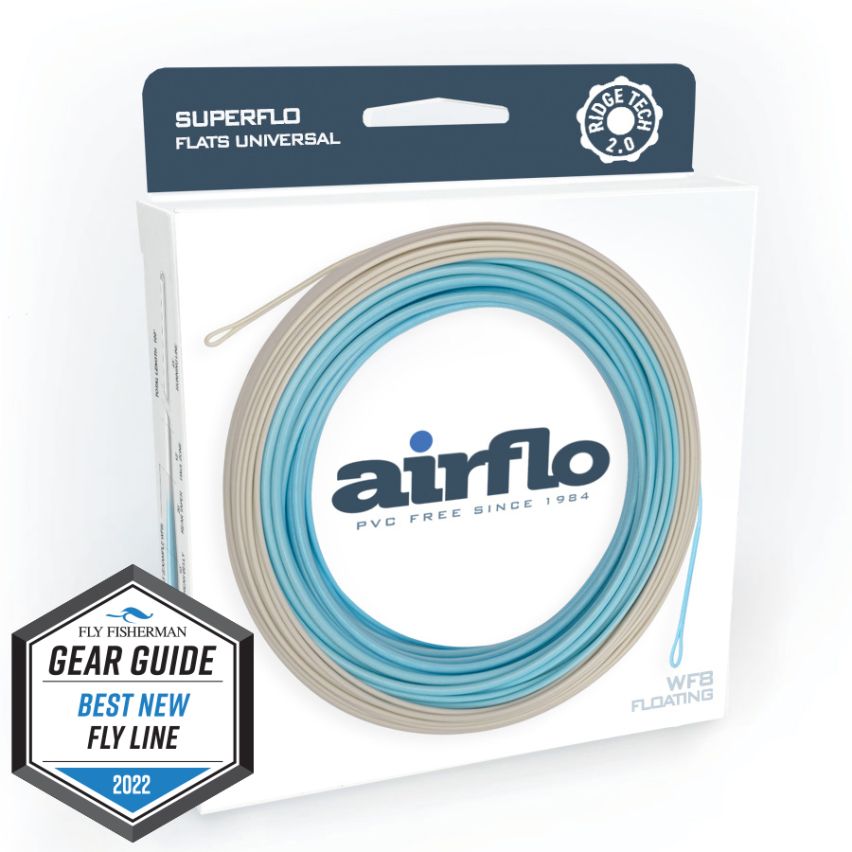 Airflo Ridge 2.0 Flats Universal Taper Fly Line in Sky Cloud